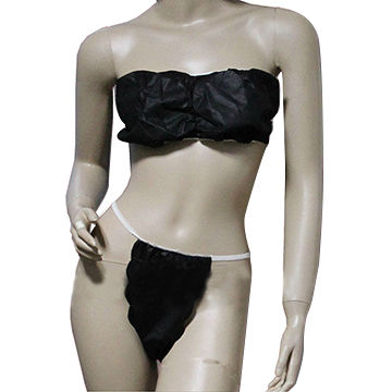 Bulk Buy China Wholesale Black Custom Nonwoven Disposable Plus Size  Wholesale Women's Bras And Underwear Sets $0.14 from Wuhan Huatian  Innovation Trade and Industry Co. Ltd
