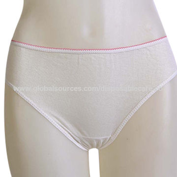 Women's Disposable 100% Pure Cotton Underwear - China Women's