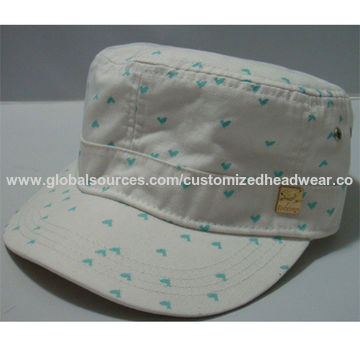 canvas military cap