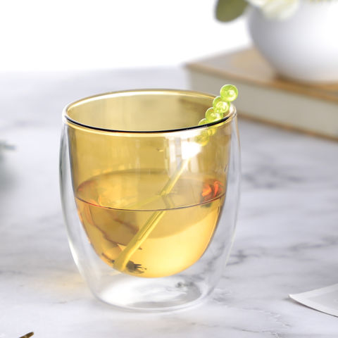 Buy Wholesale China Double Walled Glass 2pack 350ml Transparent