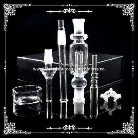 1 Set Handmade Glass Hookah Pipe Water Pipe Smoke Pipe 5.5 Inch With 14mm  Joint Quartz Banger And Smoke Bowl Smoke Accessory