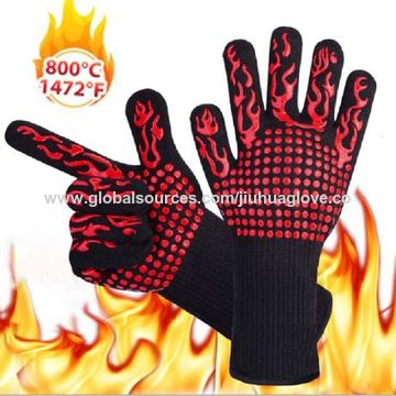 BBQ-Handschuhe, Mikrowellenhandschuhe, hitzebeständige Schneidehandschuhe, feuerhemmend und hitzebeständig for sale at factory direct price