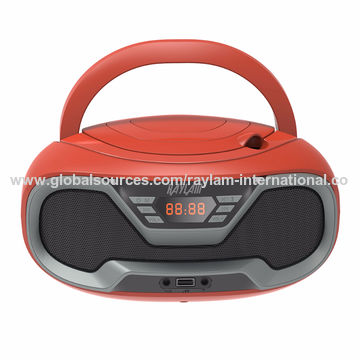 Portable CD Player Boombox | Cassette Player Radio | Cassette Recorder and  AM/FM Radio Speaker and Earphone Jack, Support SD/USB Input