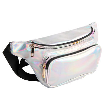 iridescent waist bag