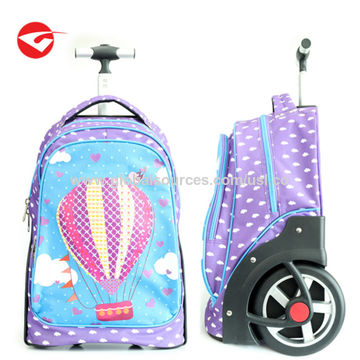 School Bag Wheels School Trolley Backpack Girls Wheeled Backpack School Bags