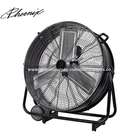 Buy Wholesale China 24 Inch Industrial High Floor Drum Fan With 250 Watts Powerful Motor & Fan at USD 39 Global Sources