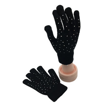 Compre Pantalla Táctil De Invierno Guantes Mujeres Hombres Caliente Stretch  Knit Mitones Dedo Completo Crochet Espesar y Guantes De Punto de China por  5 USD