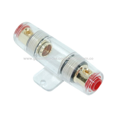 Details about   Inline AGU 10x38mm Fuse Holder 4/8 Gauge AWG Distribution Block with 100A Fuse 