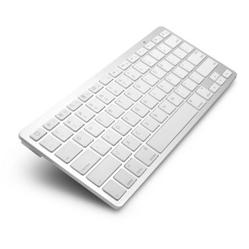 Buy Wholesale China Computer White Azerty Spanish Arabic Bluetooth Wireless Keyboard & Keyboard Azerty at USD 4.8 | Global Sources