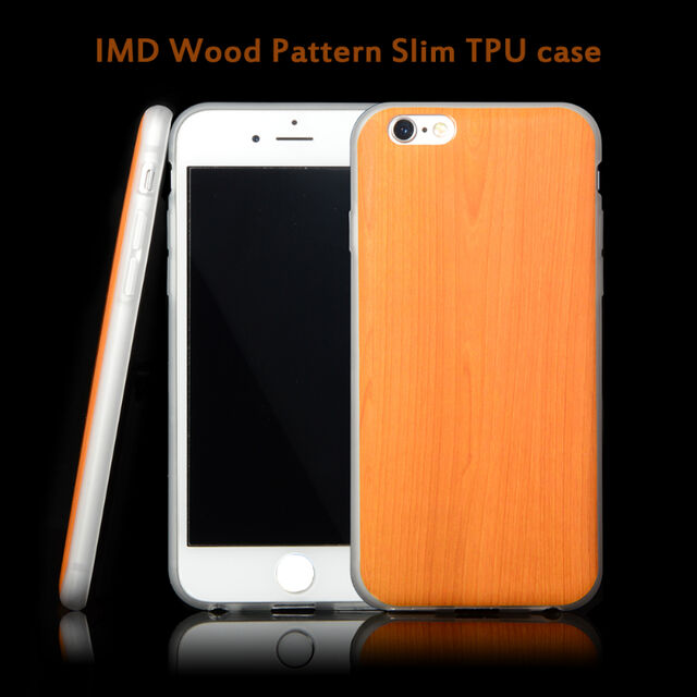 جراب هاتف TPU IMD ناعم واقٍ بتصميم خشب الخيزران قابل للطباعة بالجملة