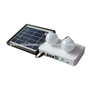 Lampe solaire portable, Usine de kits d'éclairage solaire