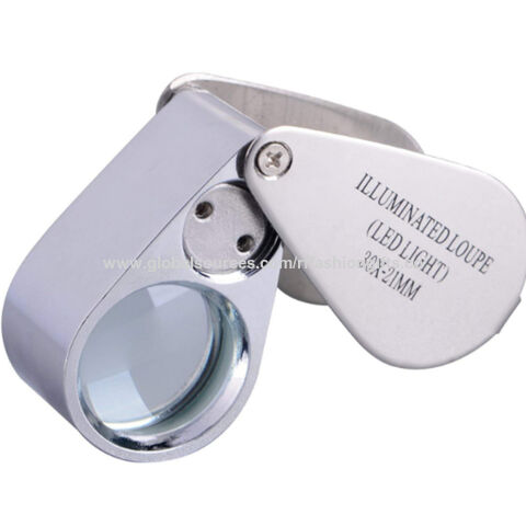 Buy Wholesale China Rechargeable Led And Uv Loupe Pocket Magnifier