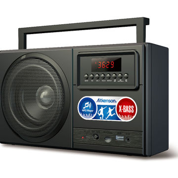 MP3 Music Player Support USB/TF Card Xiqun-us Portable 21 Bands FM/AM/SW Radio Rechargeable Radio Receiver Speaker 