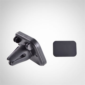 Support Téléphone Magnétique de Voiture à Grille d'Aération pour Téléphones Mobiles et Mini Tablettes avec 4 Aimants N50
