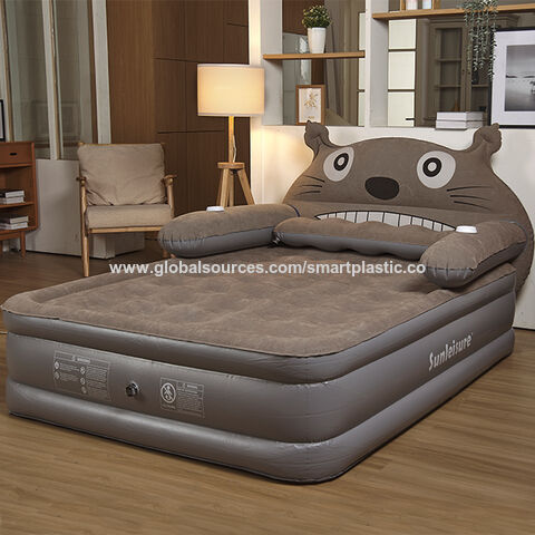 Air Mattress Inflatable Camping Bed, Portable Twin Bed With Mattress