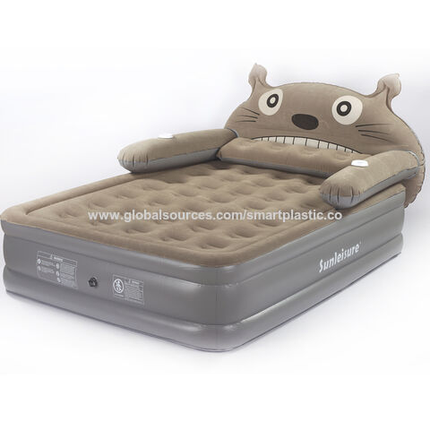 Wholesale Factory Oem Inflatable Bed Cartoon Back Air Mattress Flocked Airbed Caming Mattress Outdoor Portable Blow Up Mattress 26 Wholesale China Inflatable Air Bed at Factory Prices from