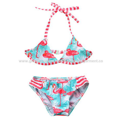 Achetez en gros Bikini Enfant Deux Pièces Micro Fille Chine et Micro Bikini  Pour Kids