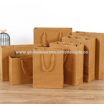 Wholesale Recyclable Paper Gift Bags With Handle Black, Brown, Pink, And  White Colors For Clothes, Jewelry, Shopping, Or More Kraft Paper Packaging  Solution From Prettycase, $0.46 | DHgate.Com