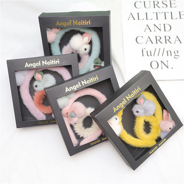 Buy Wholesale China New Design Cute Fur Rabbit Baby Hair Band Lovely Hair  Tie And Baby Hair Clip 3 Pcs/set For Baby Girl & Baby Headband at USD  |  Global Sources