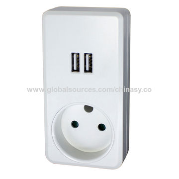 Buy China Wholesale Smart Usb Socket, Dk Version, With 2 Usb, Total 3 ...