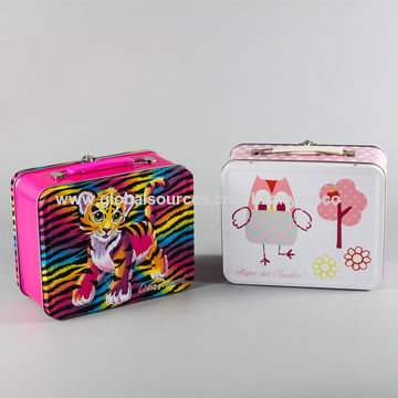 China Wholesale Handbag Tin Packaging Rectangular Metal Suitcase Food Grade Kids  Tin Lunch Box - China Kids Tin Lunch Box and China Tin Box Handbag price