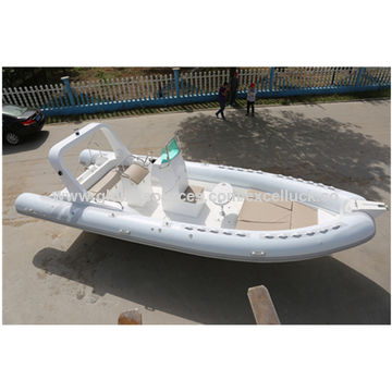 Inflatable Dinghy Rubber Inflatable Boat Fishing with Motor 7.6m
