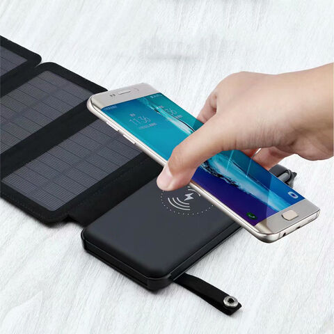 Kabellose Solar Powerbank 20000mAh - Tragbare kabellose Ladestation mit Solarfunktion, heißer Verkauf