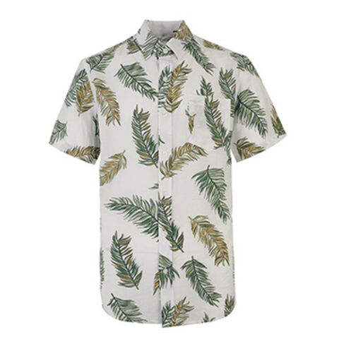 Chemises décontractées à manches courtes pour hommes, confortables, respirantes, style hawaïen pour la plage - Vente en gros for sale at factory direct price