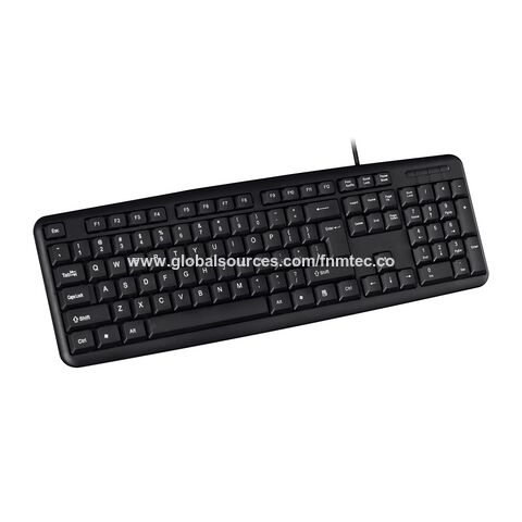 Clavier de bureau filaire OEM à 104 touches, type rapide, vente en gros, très bon prix et bonne qualité for sale at factory direct price