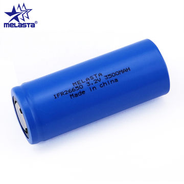 Melasta Lithium Iron Phosphate LiFePO4 Battery IFR 22650 3.2V For ...