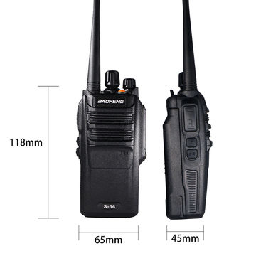 2021 Baofeng 10W S-56 Walkie Talkie Waterproof UHF Two Way Radio ...