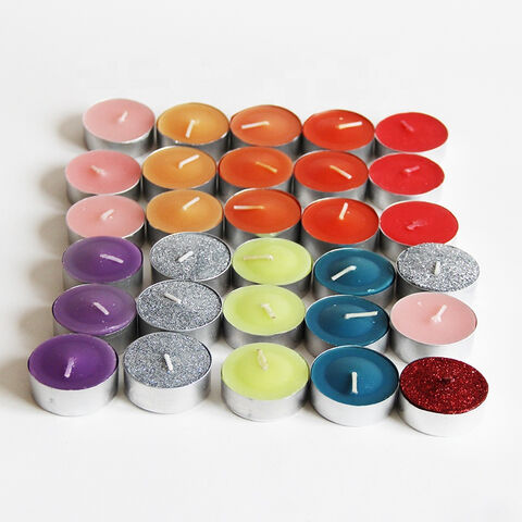 Buy Wholesale China Colorful Scented Tealight Candle Glitter & Scented  Tealight Candle at USD 0.97