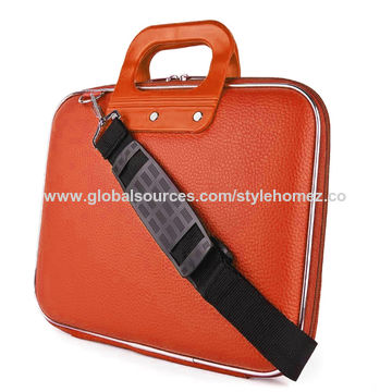 Hard briefcase outlet with shoulder strap