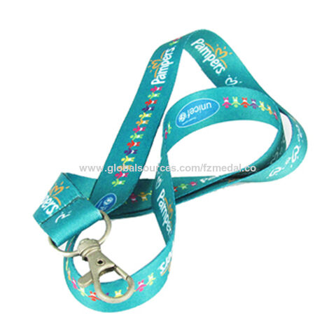 Wholesale Customized Logo Tubular Screen Printed Lanyard with Reel Badge  From China - China Lanyard and Printed Lanyard price