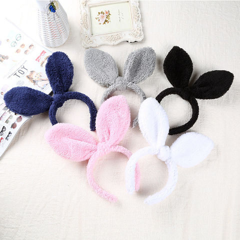 Buy Wholesale China Rabbit Ears Hairband Beauty Facial Makeup Spa Headband  Women Hair Accessories, Bsci, Sedex Audits & Rabbit Ears Headbands at USD  0.6