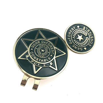golf cap clip ball marker