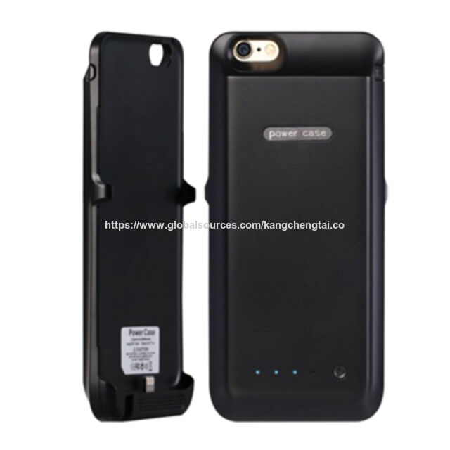 Funda cargador para iPhone 6 con batería de polímero de litio de 6000 mAh for sale at factory direct price