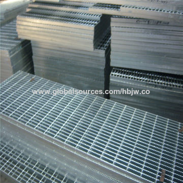 China Steel grating, hot dip galvanized, open end, 20ft*3ft size, ASTM ...