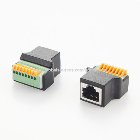 Achetez en gros Ethernet Rj45 Femelle Socket Push-terminal Block