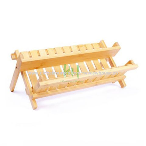 Estantes de almacenamiento de bambú plegables, ideales para la cocina, para colocar todo tipo de botellas de condimentos. for sale at factory direct price