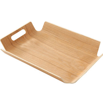 18 * 18cm Round Wood Serving Tray Tea Coffee Sushi Snacks Fruits Wooden Serving Tray