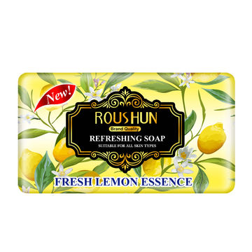 China Roushun Fresh Lemon Essence Refreshing Soap On Global Sources Whitening Soap Anti Wrinkle Soap Lemon Soap