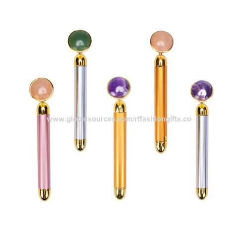 Vibration Facial Massager 24k Gold Energy Jade Beauty Bar For Pulse Skin Care - China Wholesale Electric Facial Massager $4.5 from Richforth Gift & Electronics Company. | Globalsources.com Vibration Facial Massager 24k Gold Energy Jade Beauty Bar For Pulse Skin Care - China Wholesale Electric Facial Massager $4.5 from Richforth Gift & Electronics Company. | Globalsources.com