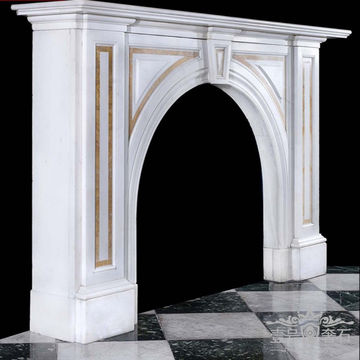 China Indoor Marble Carved Fireplace Victorian Fireplace Simple