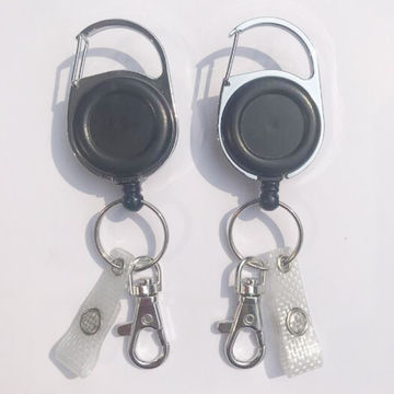 Bulk Buy China Wholesale Retractable Id Badge Reels With Belt Clip Ring  $0.11 from MEI SHUO OFFICE CO.,LTD