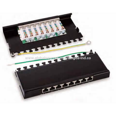 Buy Wholesale China Patch Panel 10" 0.5u Desktop Stp 8ports Cat6,ce,ul