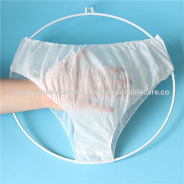 Male T-Back Underwear Disposable Use PP Black Man's Underpants - China  Disposable Underwear and Disposable Underpants price