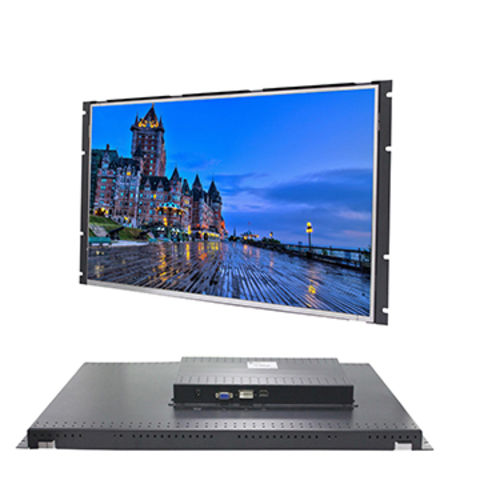 GreenTouch - Moniteur Tactile Industriel 18,5" Cadre Ouvert | Résistant IP65, HDMI, VGA, DVI