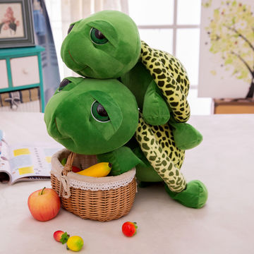 Cartoon Turtle Plush Toy Cute Green Stuffed Animals Tortoise Plushies Doll  Pillow Kawaii Soft Kids Baby Accompany Toys Gifts