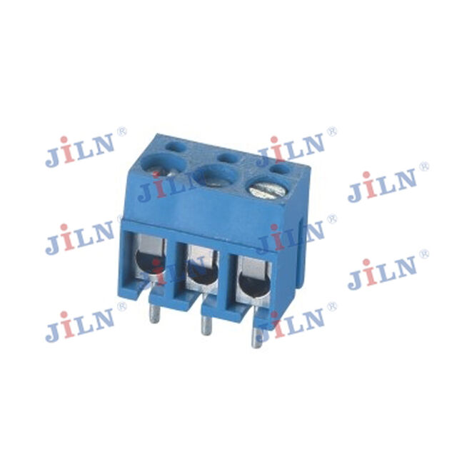 Blaue 5,0-mm-Raster-Schraubklemmen, Buchsentyp, DIP, JL300